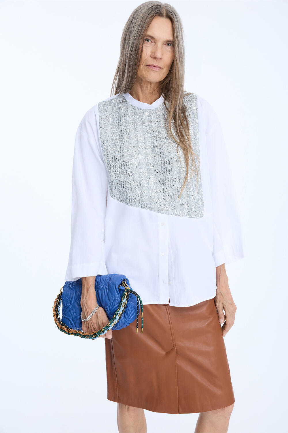 Nayel skjorte - 233 Mix White
